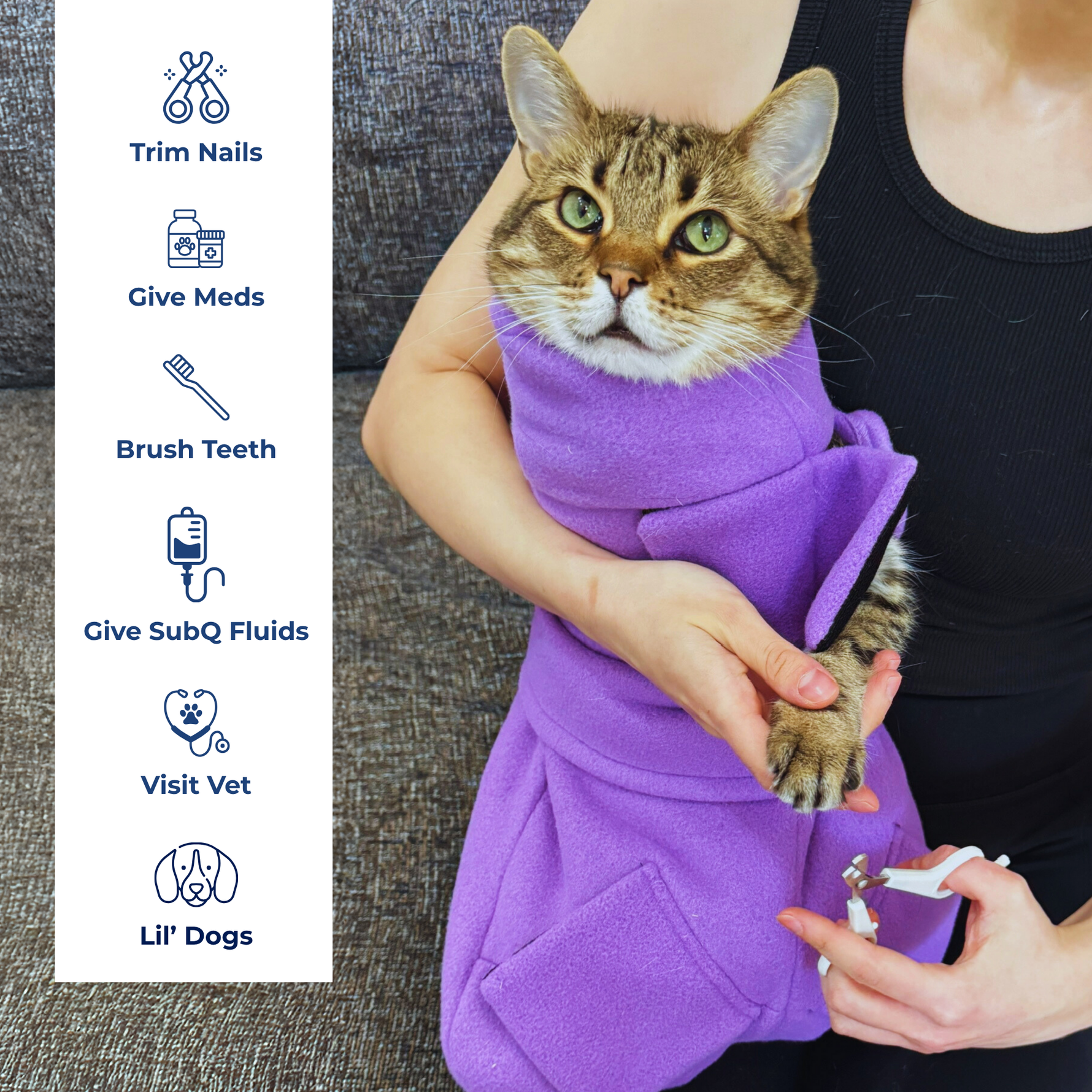 Calm And Cozy Cat Wrap